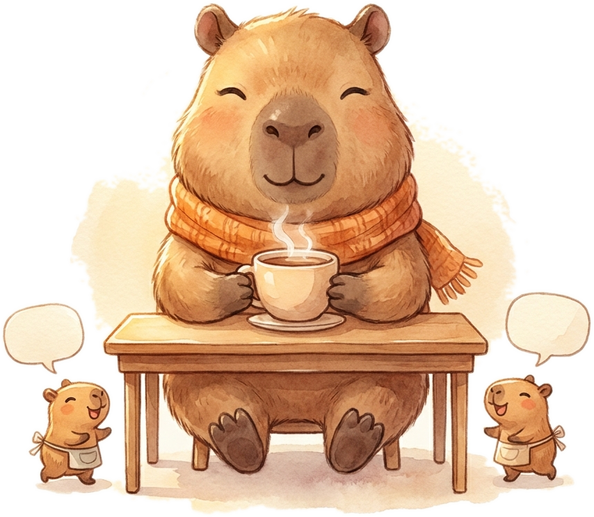 Kip the capybara